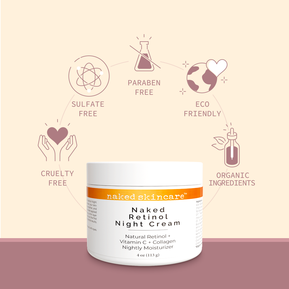 Retinol Night Cream | Naked Cosmetics.