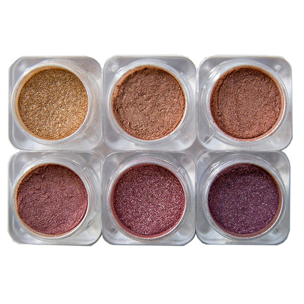 Cosmetic Glitter - Original Collection of Six - Naked Cosmetics