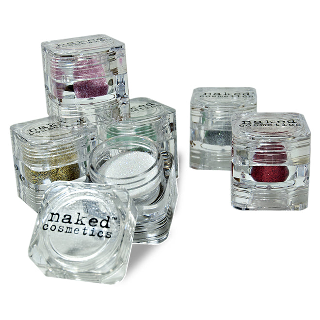 Cosmetic Glitter - Original Collection of Six | Naked Cosmetics.