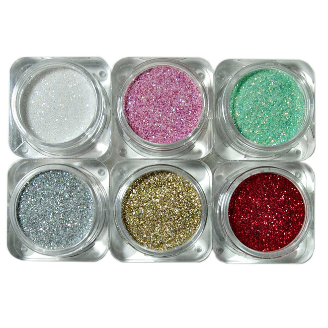 Cosmetic Glitter - Original Collection of Six | Naked Cosmetics.