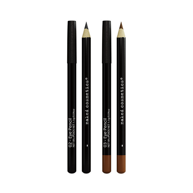 Brown and Black Eyeliner Pencils | Naked Cosmetics.