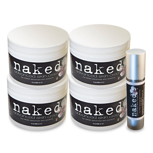 Naked Advanced Skin Cream - Family Pack Promotion with PUMP | Naked Cosmetics.