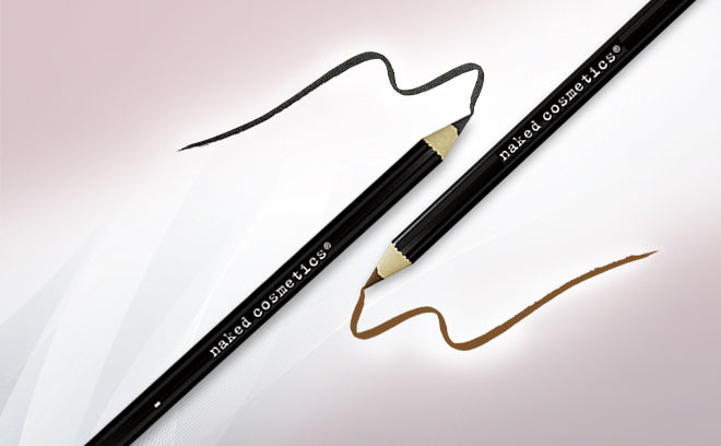 Brown and Black Eyeliner Pencils | Naked Cosmetics.