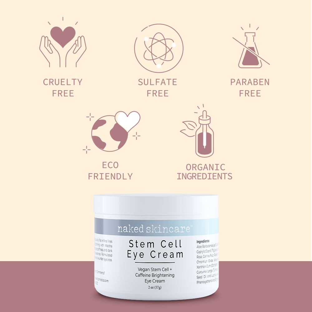 Hydrating Stem Cell Eye Cream | Naked Cosmetics.